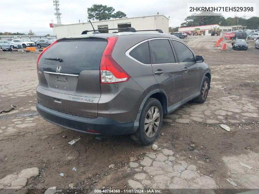 2014 Honda Cr-V Ex-L VIN: 2HKRM3H71EH529398 Lot: 40754368