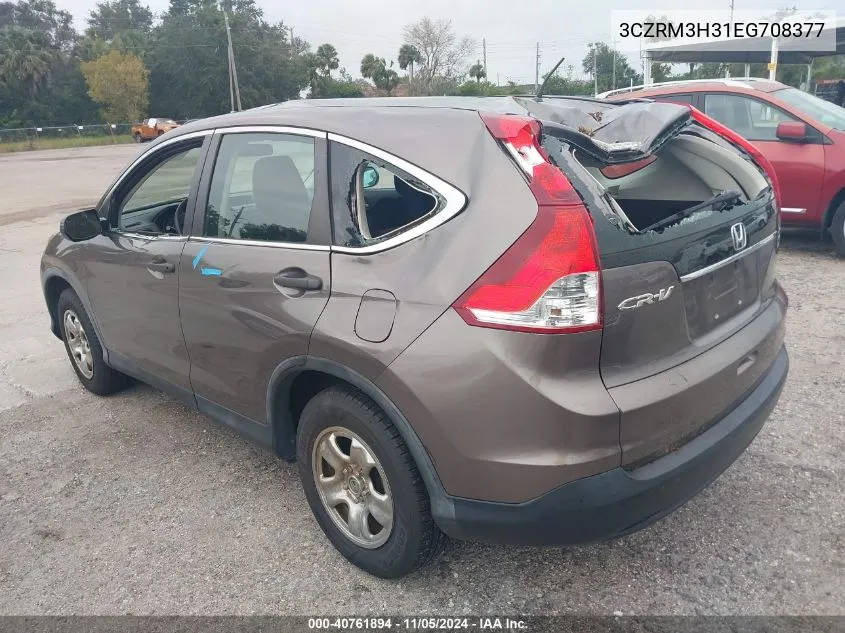 2014 Honda Cr-V Lx VIN: 3CZRM3H31EG708377 Lot: 40761894