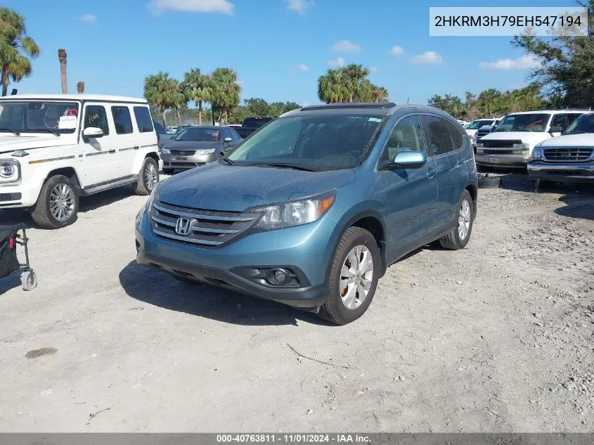 2HKRM3H79EH547194 2014 Honda Cr-V Ex-L