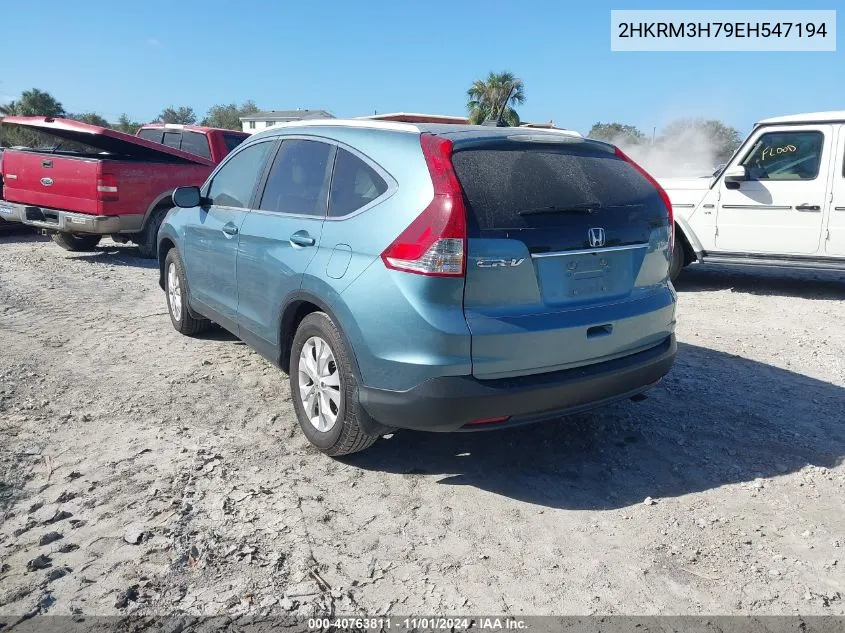 2HKRM3H79EH547194 2014 Honda Cr-V Ex-L