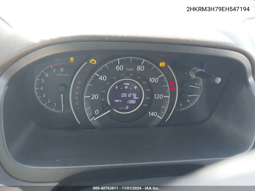 2HKRM3H79EH547194 2014 Honda Cr-V Ex-L