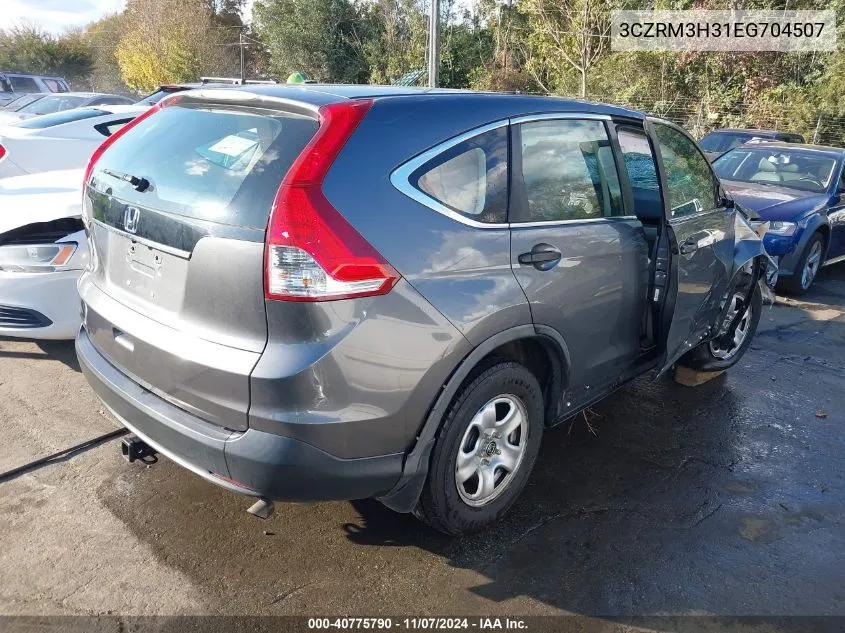 2014 Honda Cr-V Lx VIN: 3CZRM3H31EG704507 Lot: 40775790