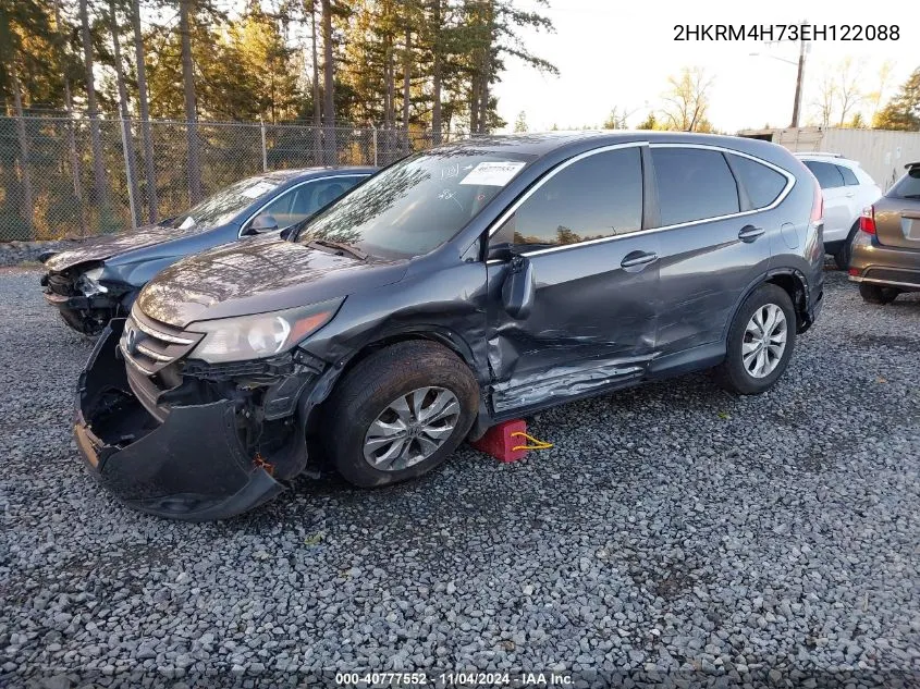 2014 Honda Cr-V Ex-L VIN: 2HKRM4H73EH122088 Lot: 40777552