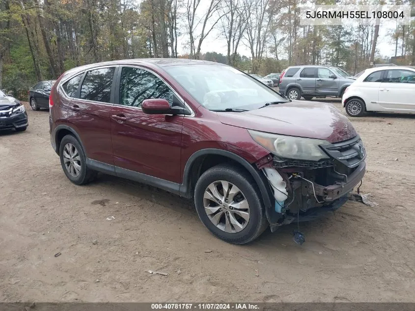 2014 Honda Cr-V Ex VIN: 5J6RM4H55EL108004 Lot: 40781757