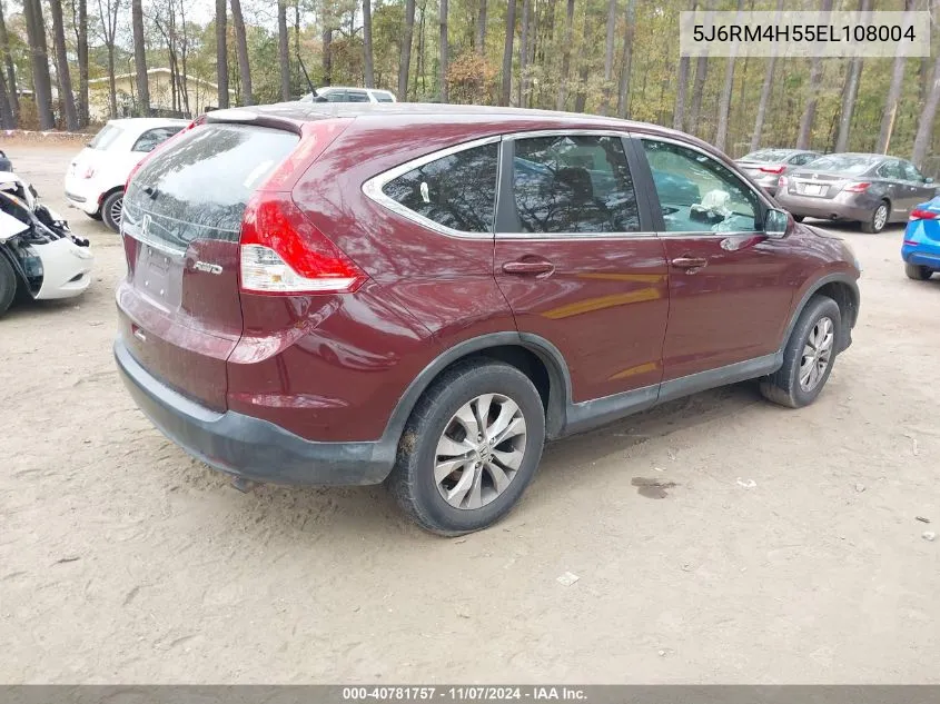 2014 Honda Cr-V Ex VIN: 5J6RM4H55EL108004 Lot: 40781757