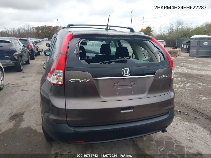 2014 Honda Cr-V Lx VIN: 2HKRM4H34EH622287 Lot: 40789742