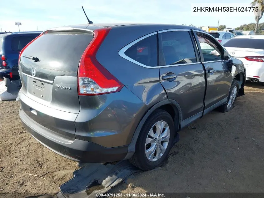 2014 Honda Cr-V Ex VIN: 2HKRM4H53EH624775 Lot: 40791253