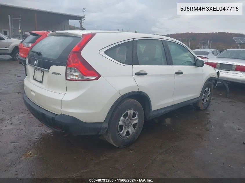 2014 Honda Cr-V Lx VIN: 5J6RM4H3XEL047716 Lot: 40793283