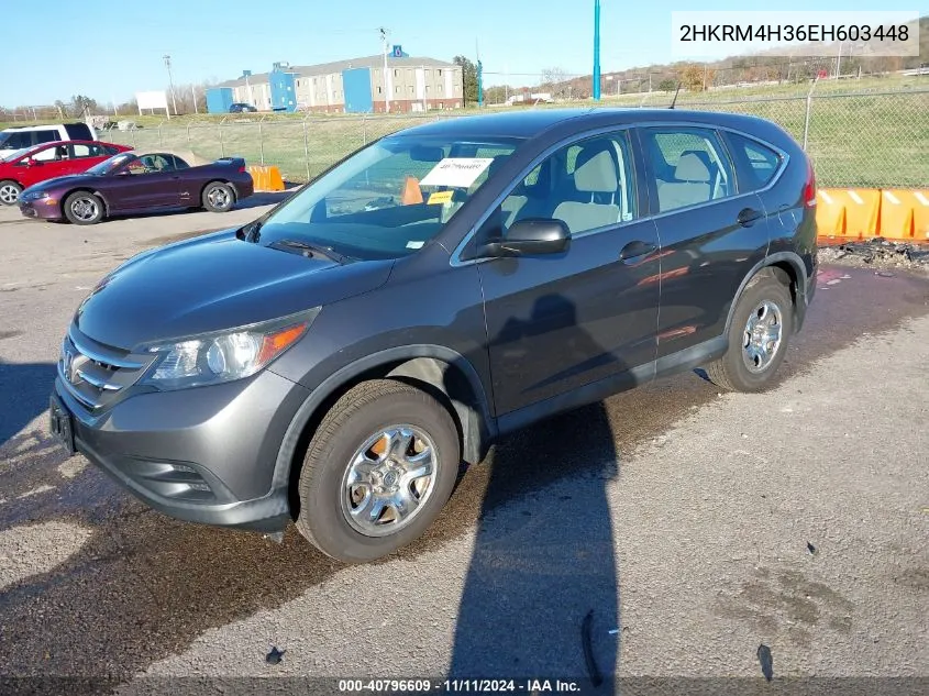 2014 Honda Cr-V Lx VIN: 2HKRM4H36EH603448 Lot: 40796609