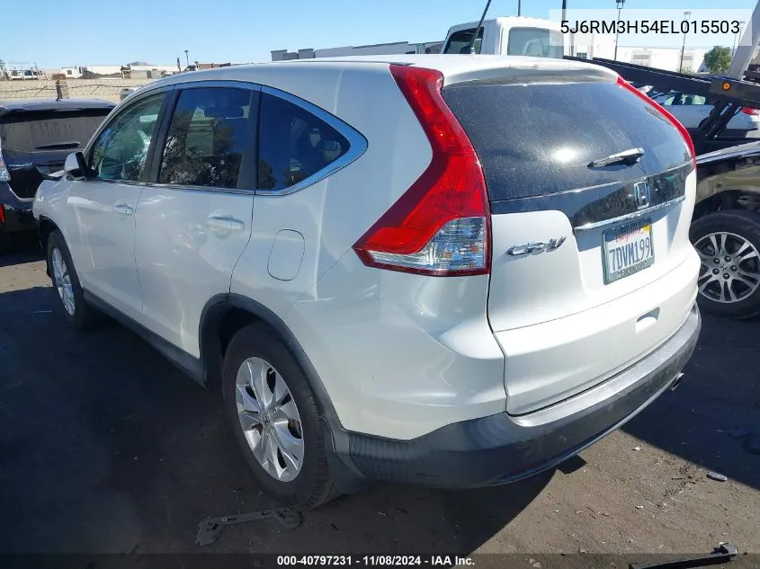 2014 Honda Cr-V Ex VIN: 5J6RM3H54EL015503 Lot: 40797231