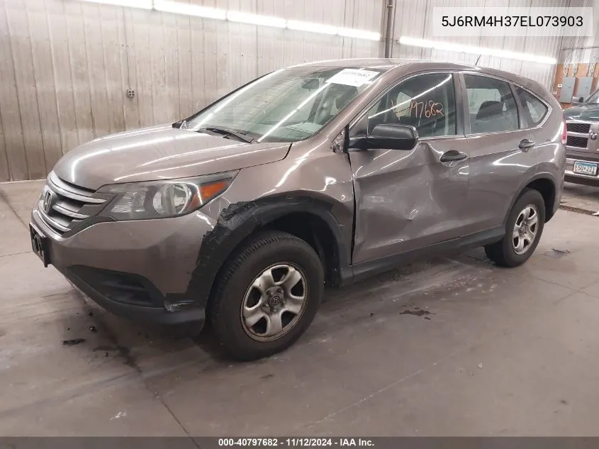 2014 Honda Cr-V Lx VIN: 5J6RM4H37EL073903 Lot: 40797682