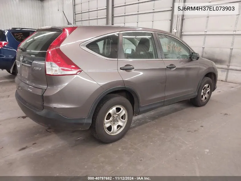 2014 Honda Cr-V Lx VIN: 5J6RM4H37EL073903 Lot: 40797682