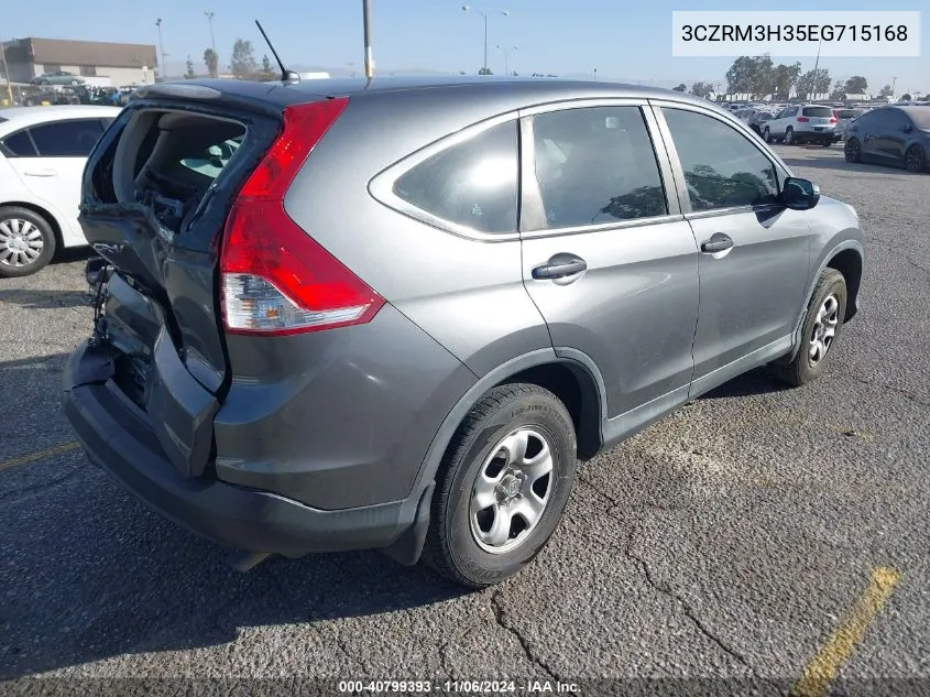 2014 Honda Cr-V Lx VIN: 3CZRM3H35EG715168 Lot: 40799393