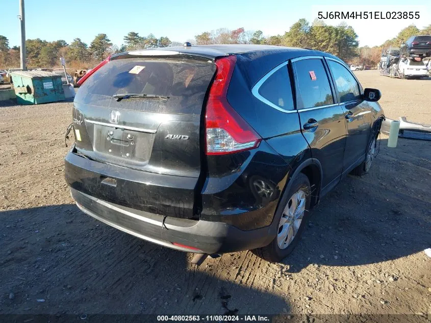 2014 Honda Cr-V Ex VIN: 5J6RM4H51EL023855 Lot: 40802563