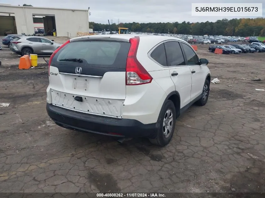 2014 Honda Cr-V Lx VIN: 5J6RM3H39EL015673 Lot: 40808262