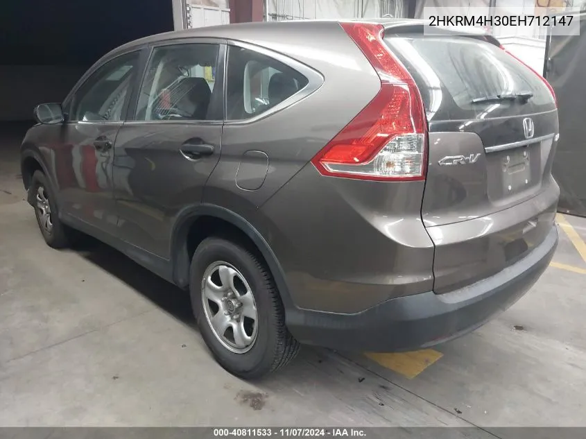 2014 Honda Cr-V Lx VIN: 2HKRM4H30EH712147 Lot: 40811533