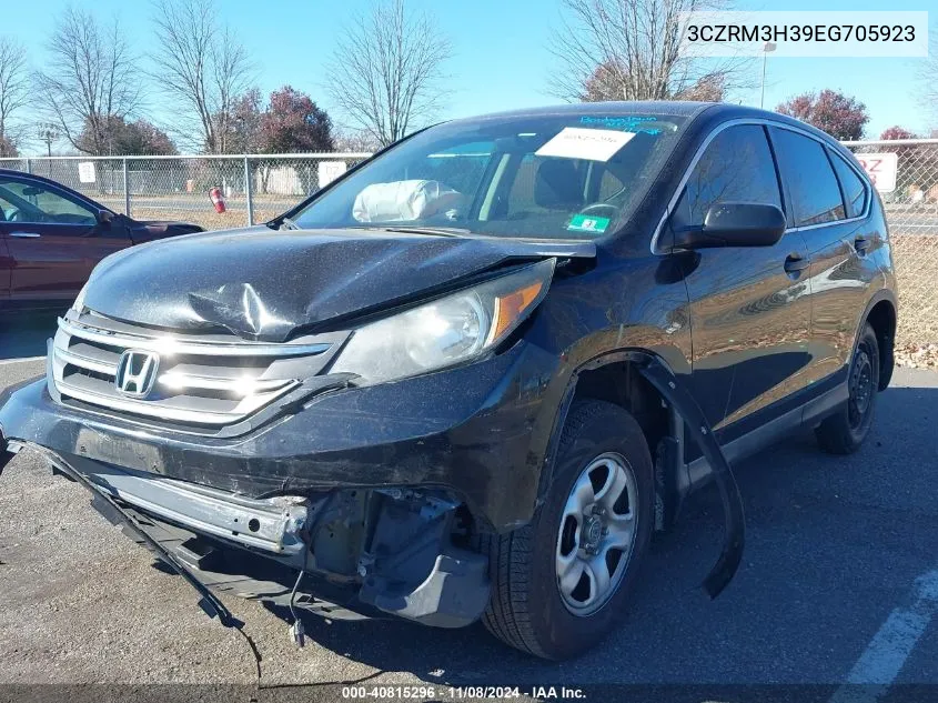 2014 Honda Cr-V Lx VIN: 3CZRM3H39EG705923 Lot: 40815296