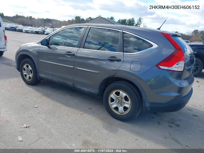 2014 Honda Cr-V Lx VIN: 2HKRM4H30EH606152 Lot: 40815570