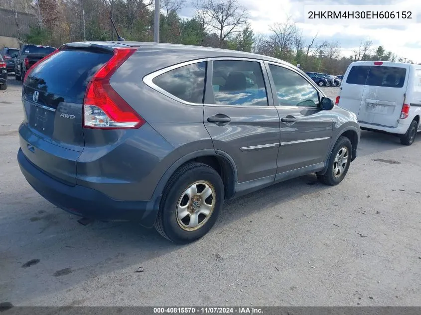 2014 Honda Cr-V Lx VIN: 2HKRM4H30EH606152 Lot: 40815570