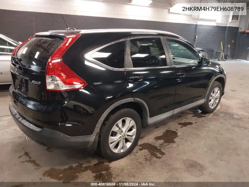 2014 Honda Cr-V Ex-L VIN: 2HKRM4H79EH608789 Lot: 40816508