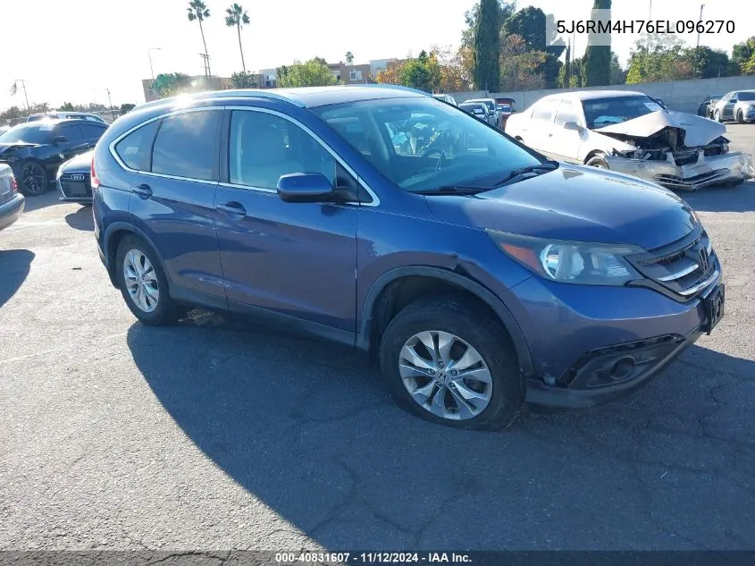 2014 Honda Cr-V Ex-L VIN: 5J6RM4H76EL096270 Lot: 40831607