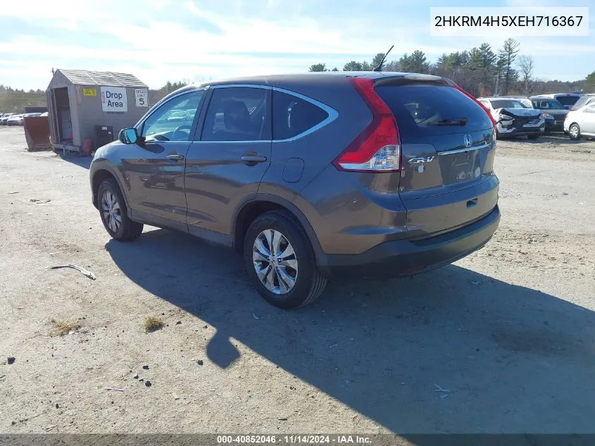 2014 Honda Cr-V Ex VIN: 2HKRM4H5XEH716367 Lot: 40852046