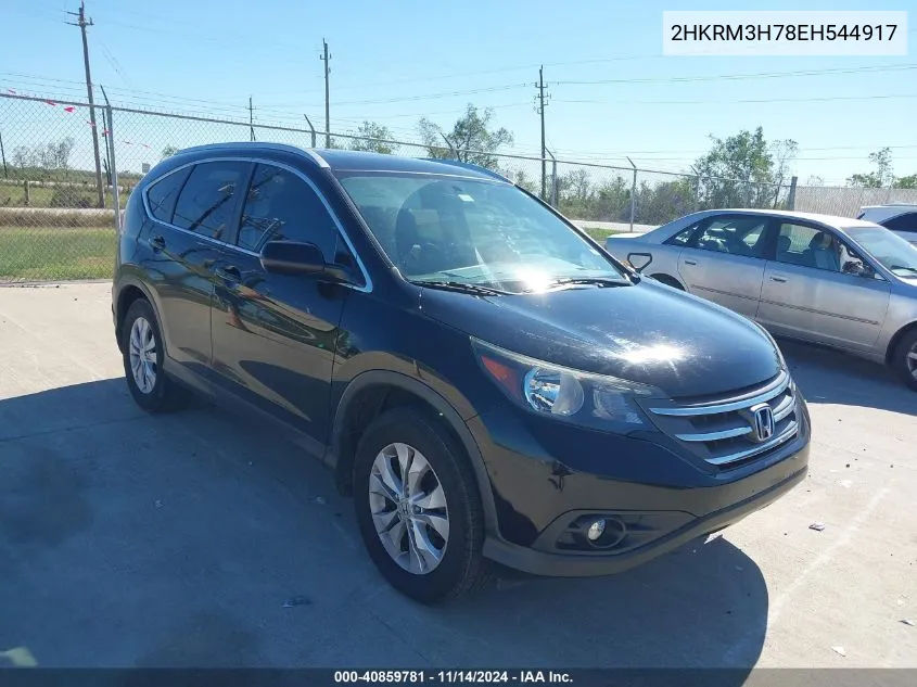 2014 Honda Cr-V Ex-L VIN: 2HKRM3H78EH544917 Lot: 40859781