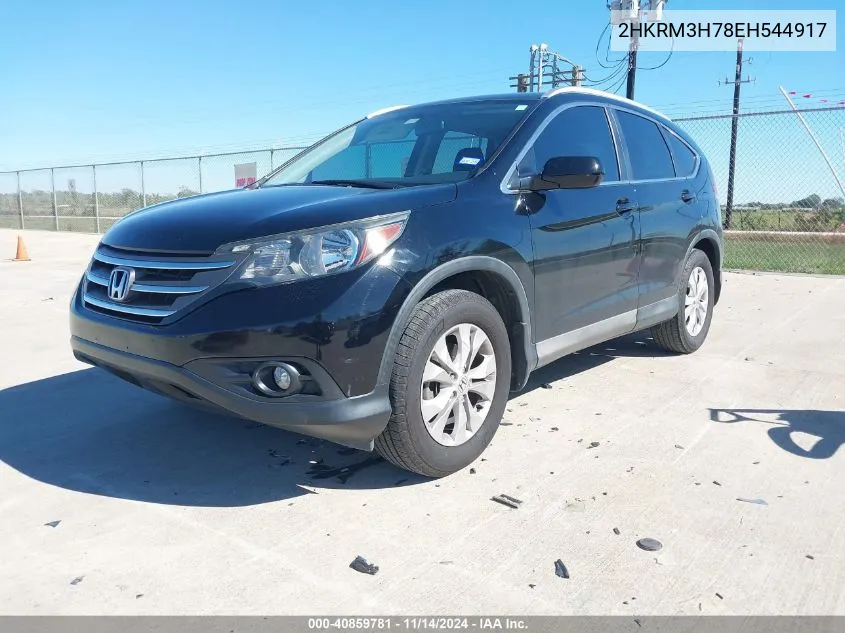 2014 Honda Cr-V Ex-L VIN: 2HKRM3H78EH544917 Lot: 40859781