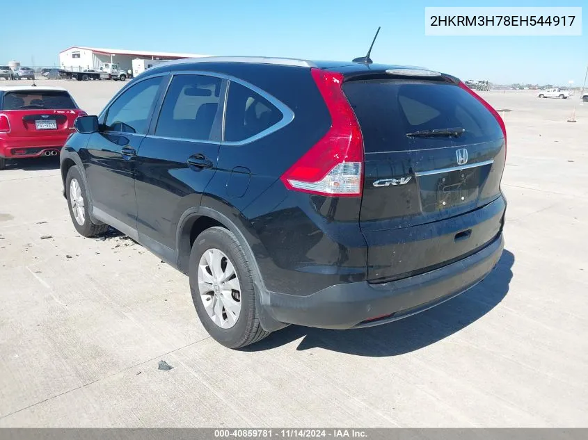 2014 Honda Cr-V Ex-L VIN: 2HKRM3H78EH544917 Lot: 40859781