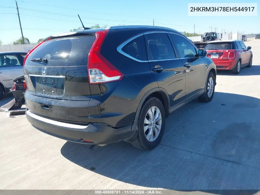 2014 Honda Cr-V Ex-L VIN: 2HKRM3H78EH544917 Lot: 40859781