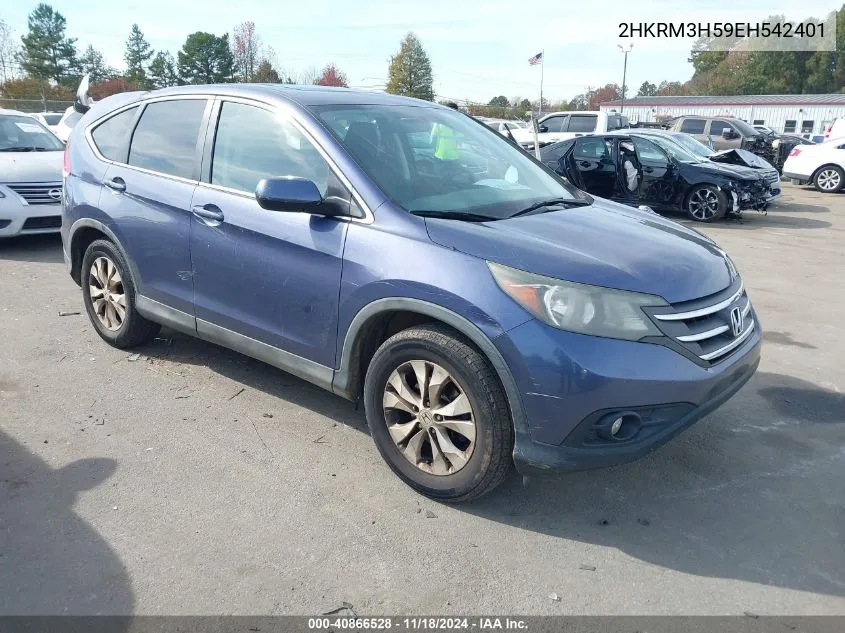 2014 Honda Cr-V Ex VIN: 2HKRM3H59EH542401 Lot: 40866528