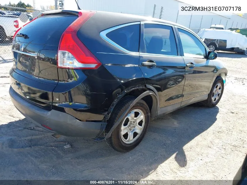 2014 Honda Cr-V Lx VIN: 3CZRM3H31EG707178 Lot: 40876201