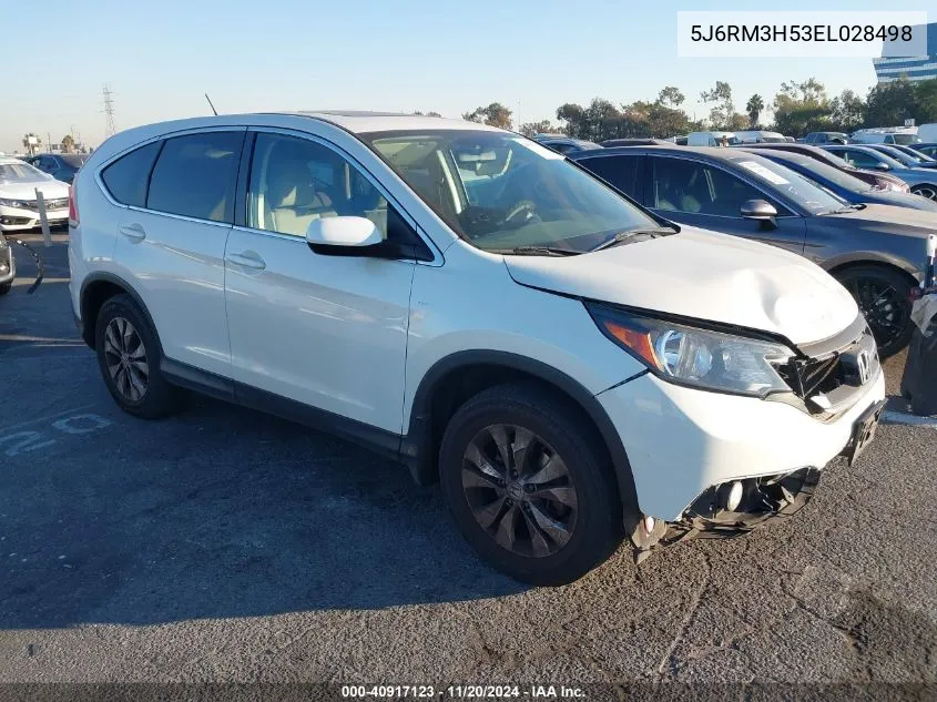 2014 Honda Cr-V Ex VIN: 5J6RM3H53EL028498 Lot: 40917123