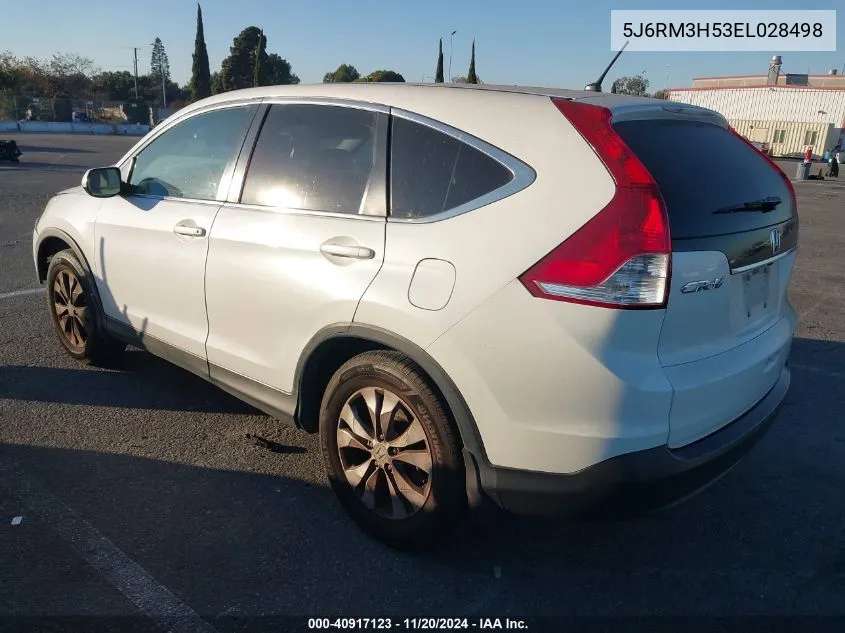 2014 Honda Cr-V Ex VIN: 5J6RM3H53EL028498 Lot: 40917123