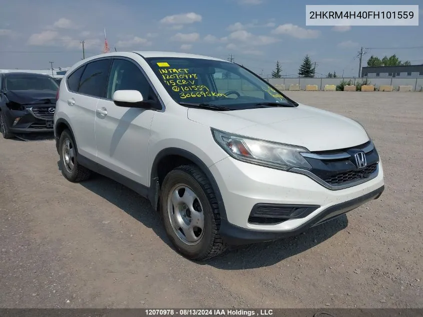 2015 Honda Cr-V VIN: 2HKRM4H40FH101559 Lot: 12070978