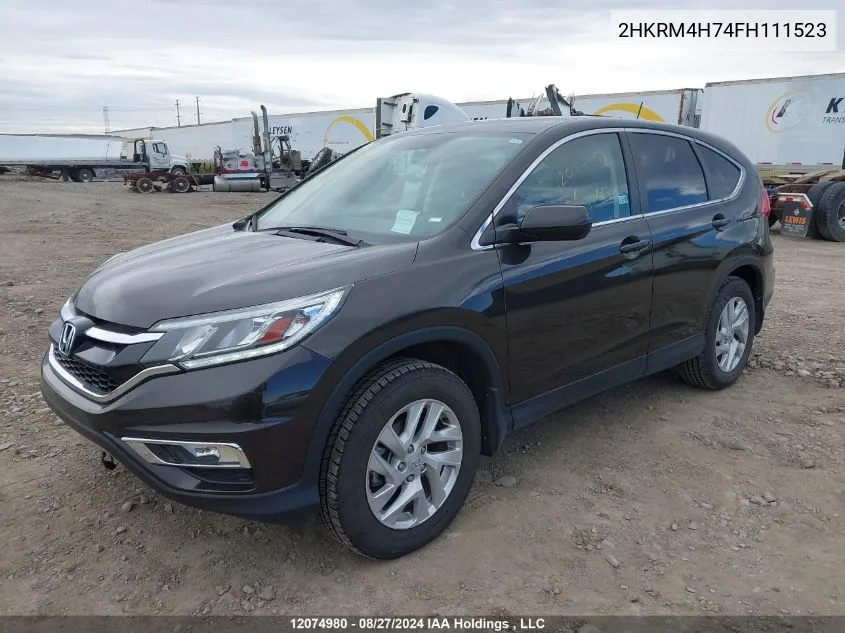 2015 Honda Cr-V VIN: 2HKRM4H74FH111523 Lot: 12074980