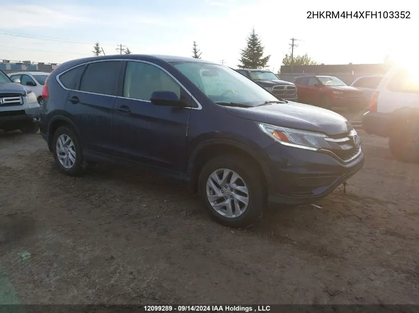 2HKRM4H4XFH103352 2015 Honda Cr-V