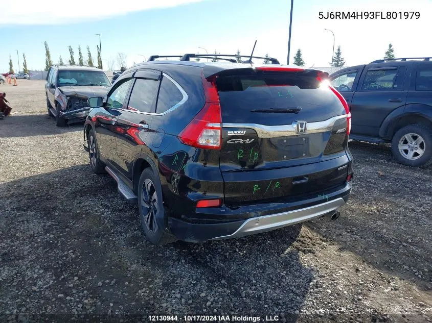 2015 Honda Cr-V VIN: 5J6RM4H93FL801979 Lot: 12130944