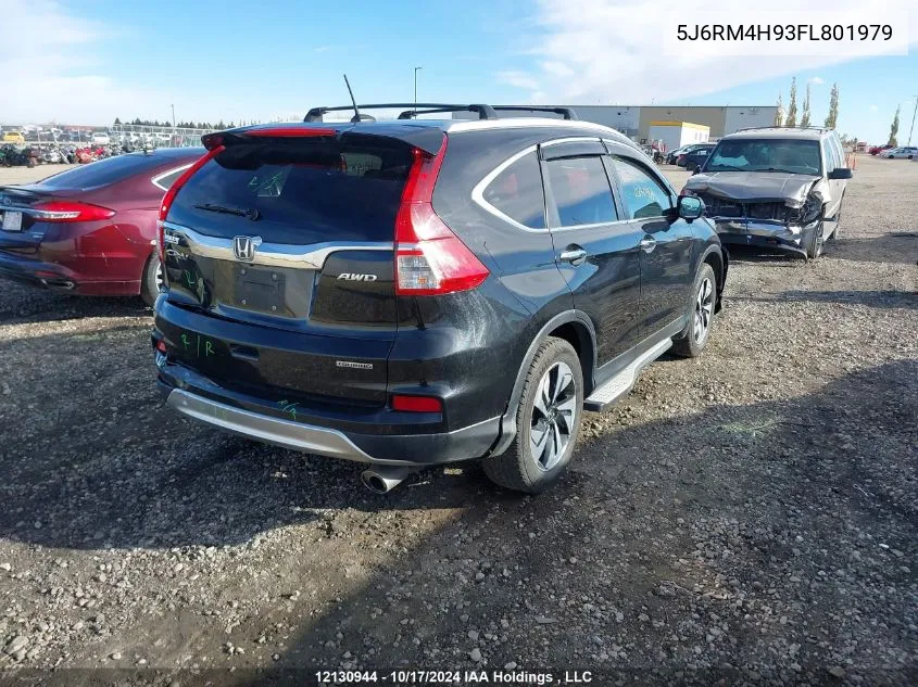 2015 Honda Cr-V VIN: 5J6RM4H93FL801979 Lot: 12130944