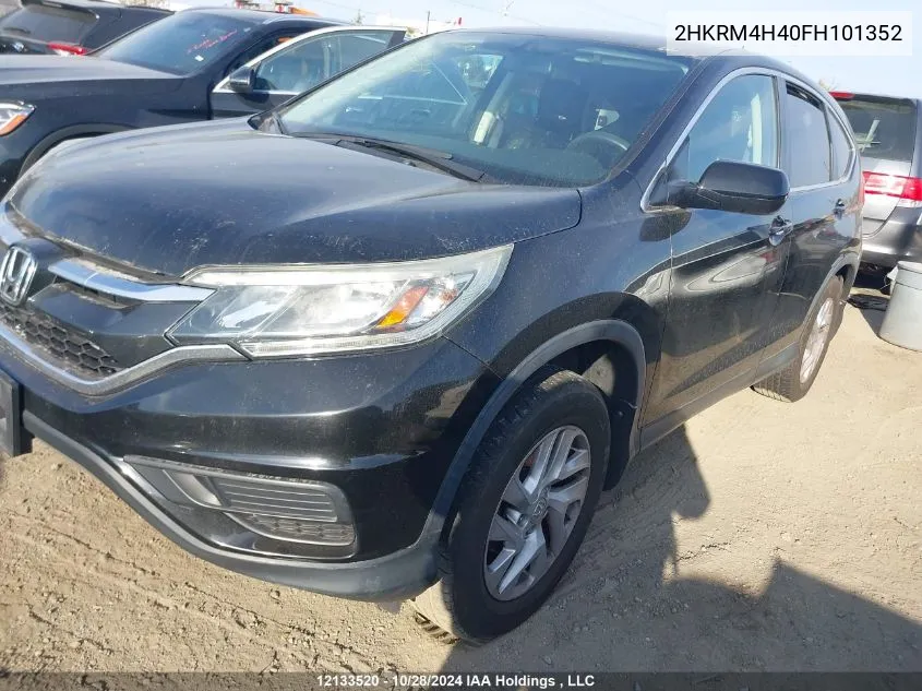 2015 Honda Cr-V VIN: 2HKRM4H40FH101352 Lot: 12133520