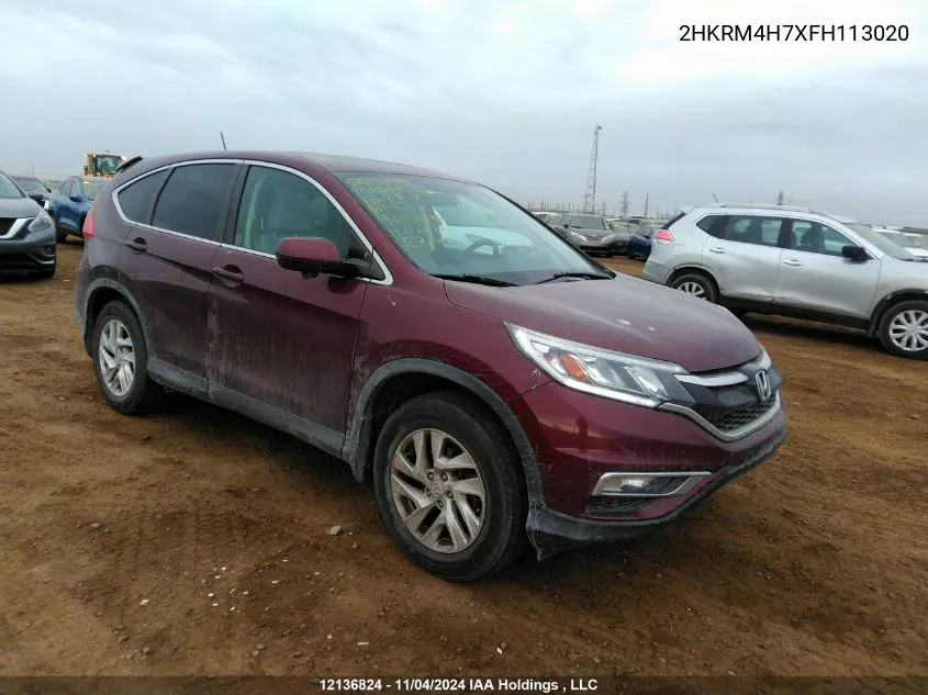 2015 Honda Cr-V VIN: 2HKRM4H7XFH113020 Lot: 12136824