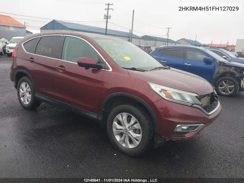 2015 Honda Cr-V VIN: 2HKRM4H51FH127029 Lot: 12145641