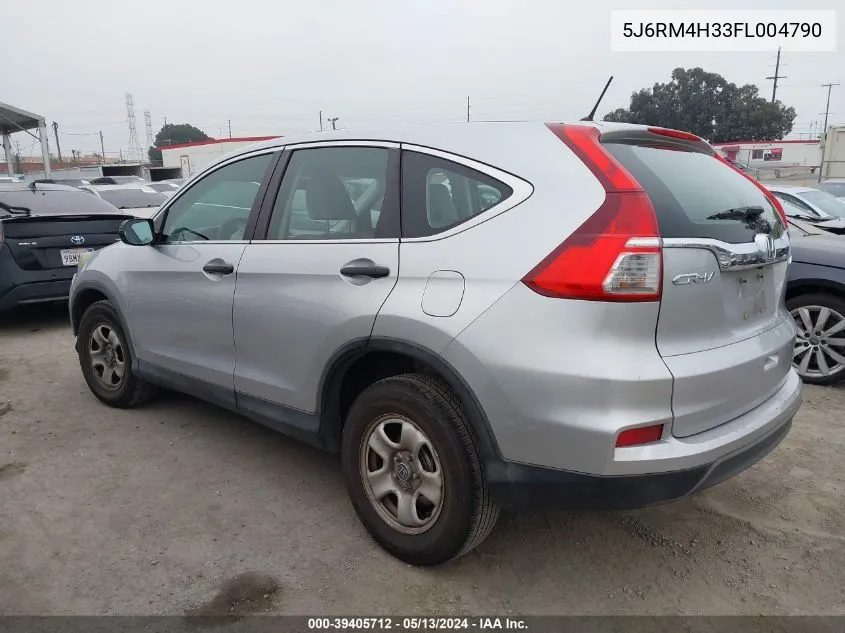 5J6RM4H33FL004790 2015 Honda Cr-V Lx