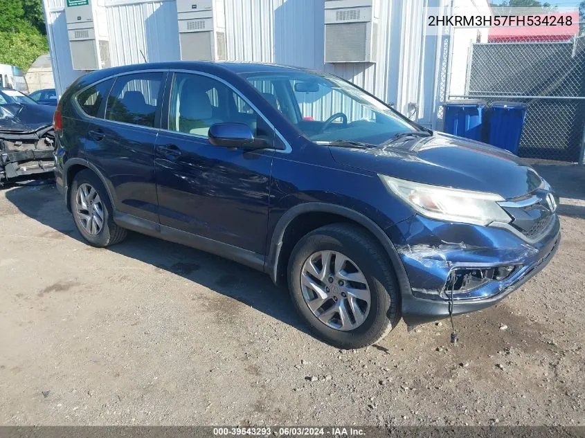 2015 Honda Cr-V Ex VIN: 2HKRM3H57FH534248 Lot: 39543293