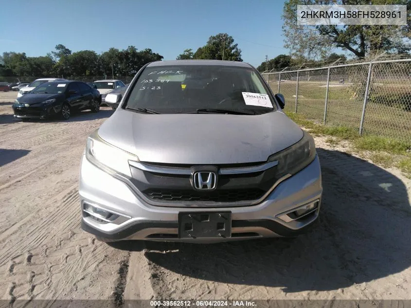 2015 Honda Cr-V Ex VIN: 2HKRM3H58FH528961 Lot: 39562512