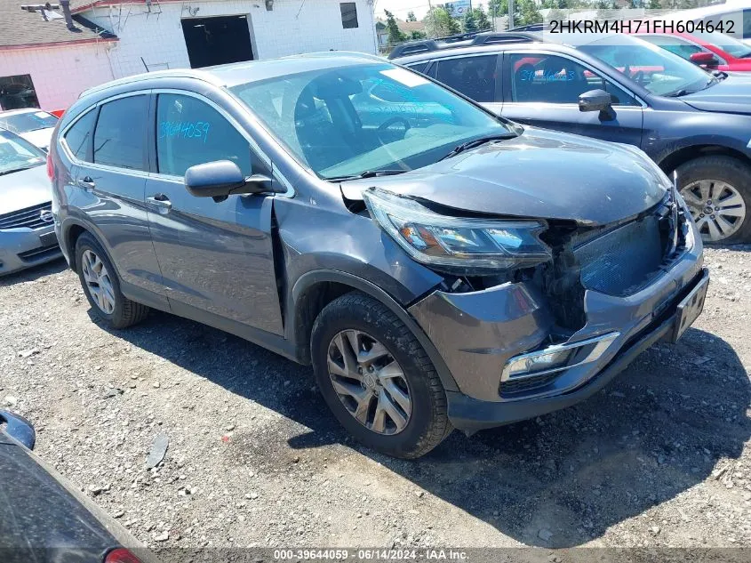 2HKRM4H71FH604642 2015 Honda Cr-V Ex-L