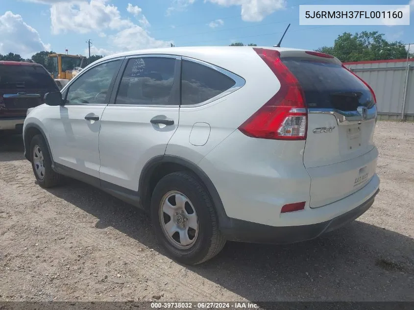 5J6RM3H37FL001160 2015 Honda Cr-V Lx