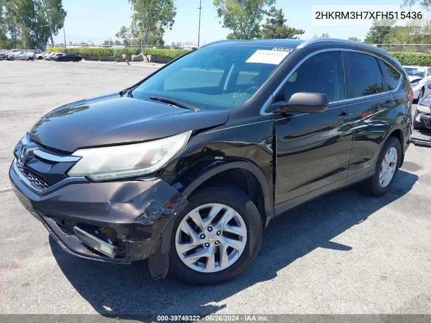 2HKRM3H7XFH515436 2015 Honda Cr-V Ex-L