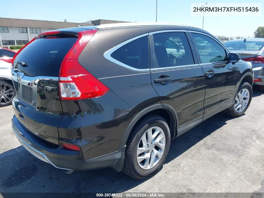 2HKRM3H7XFH515436 2015 Honda Cr-V Ex-L