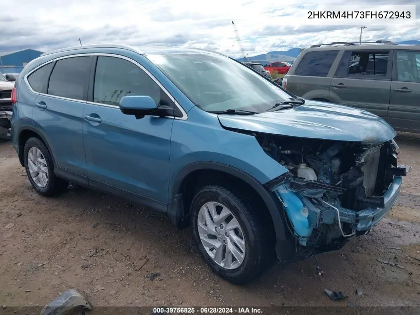 2HKRM4H73FH672943 2015 Honda Cr-V Ex-L